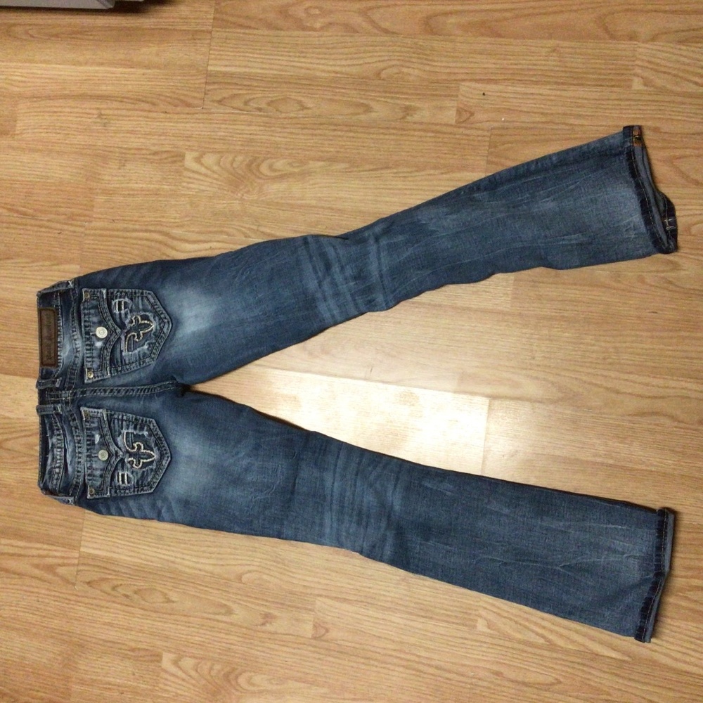 Women’s rock revival boot cut jeans